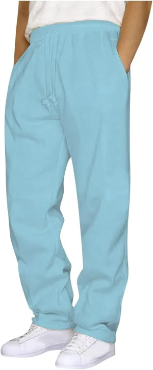 Outdoor Casual Cargo Pants Men Sport Jogger Pants Work Straight Leg Pants Fashion Comfort Pants Light Baggy Pants
