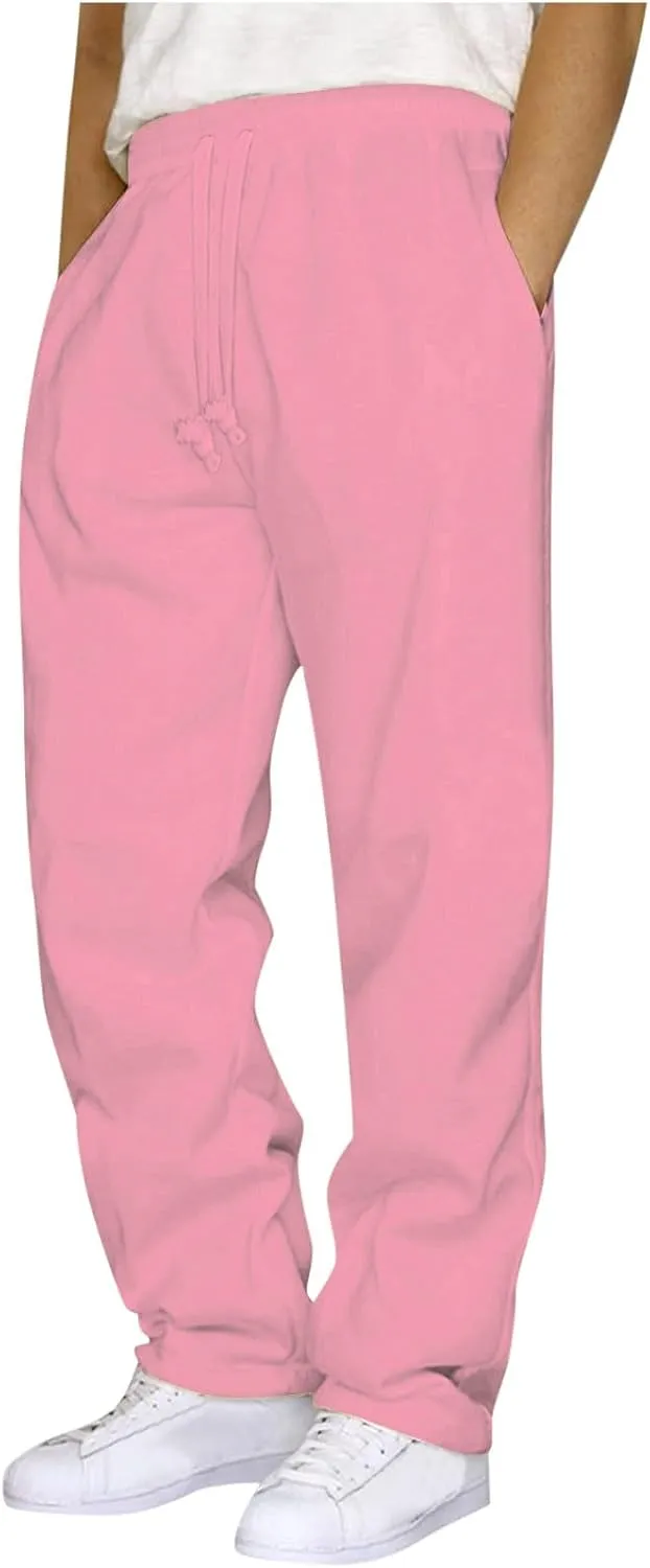 Outdoor Casual Cargo Pants Men Sport Jogger Pants Work Straight Leg Pants Fashion Comfort Pants Light Baggy Pants