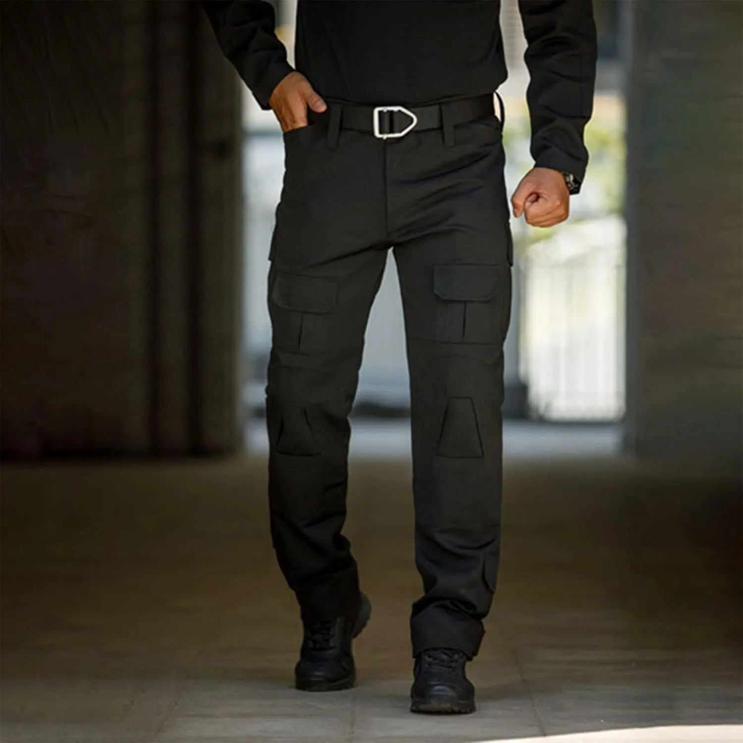 Tactical Pants for Men Lightweight Cargo Pants Stretch Work Pants Multi Pockets Hiking Pants Outdoor Activity Pants