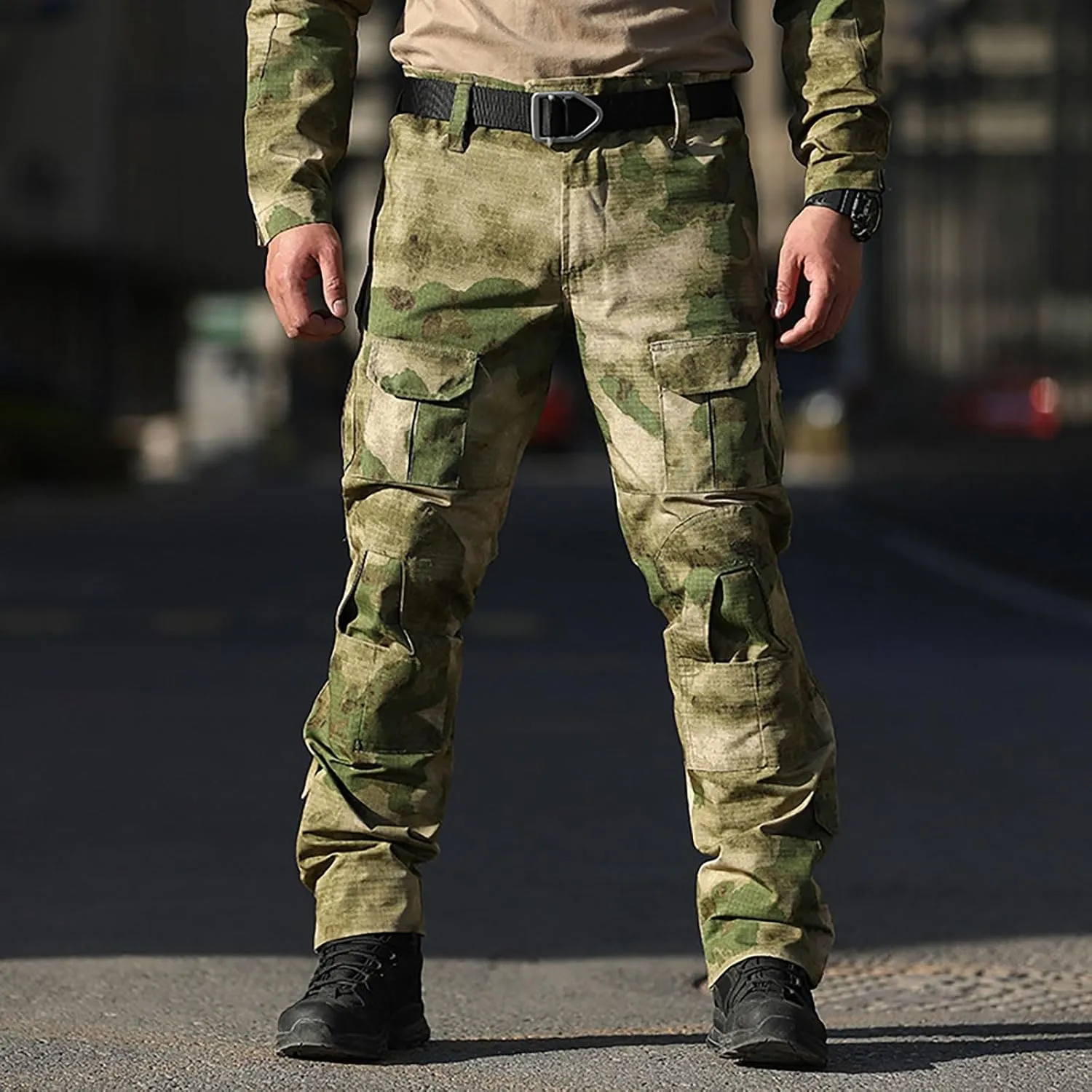 Tactical Pants for Men Lightweight Cargo Pants Stretch Work Pants Multi Pockets Hiking Pants Outdoor Activity Pants