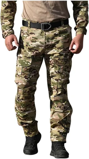 Tactical Pants for Men Lightweight Cargo Pants Stretch Work Pants Multi Pockets Hiking Pants Outdoor Activity Pants
