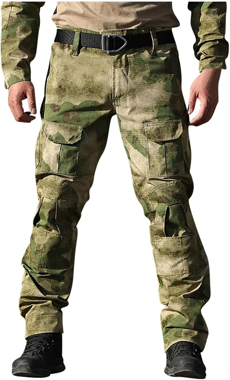 Tactical Pants for Men Lightweight Cargo Pants Stretch Work Pants Multi Pockets Hiking Pants Outdoor Activity Pants