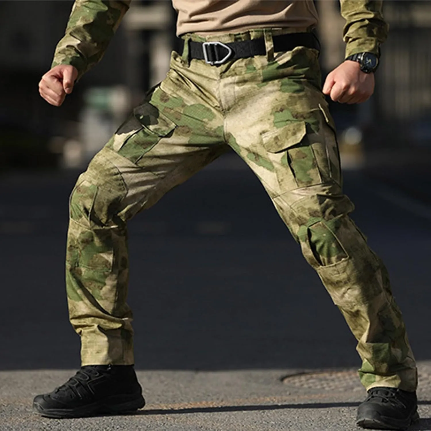 Tactical Pants for Men Lightweight Cargo Pants Stretch Work Pants Multi Pockets Hiking Pants Outdoor Activity Pants