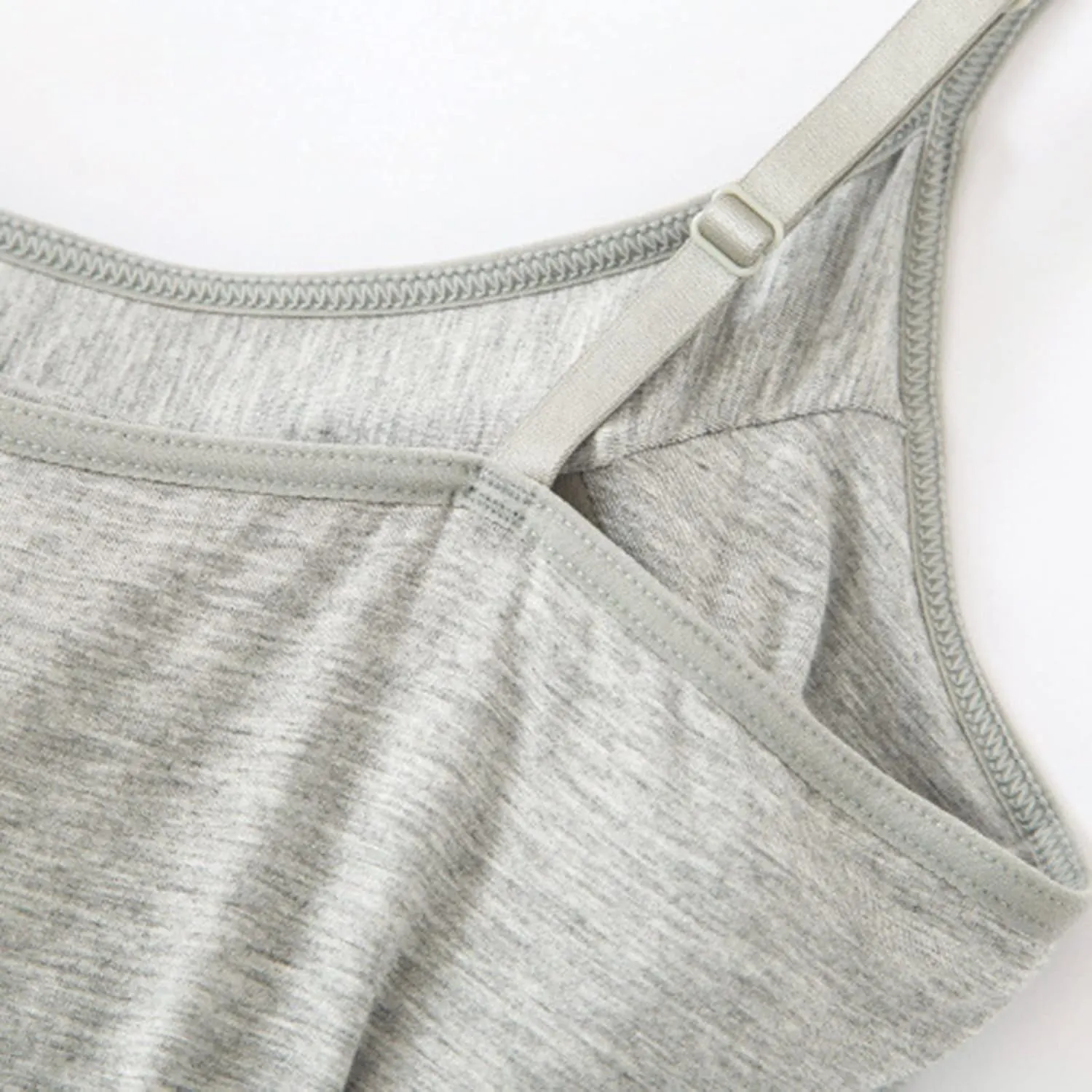 Tank Tops for Women Built with Shelf Bra Chest Adjustable Spaghetti Strap Cotton Tanks Layering Workout Undershirts