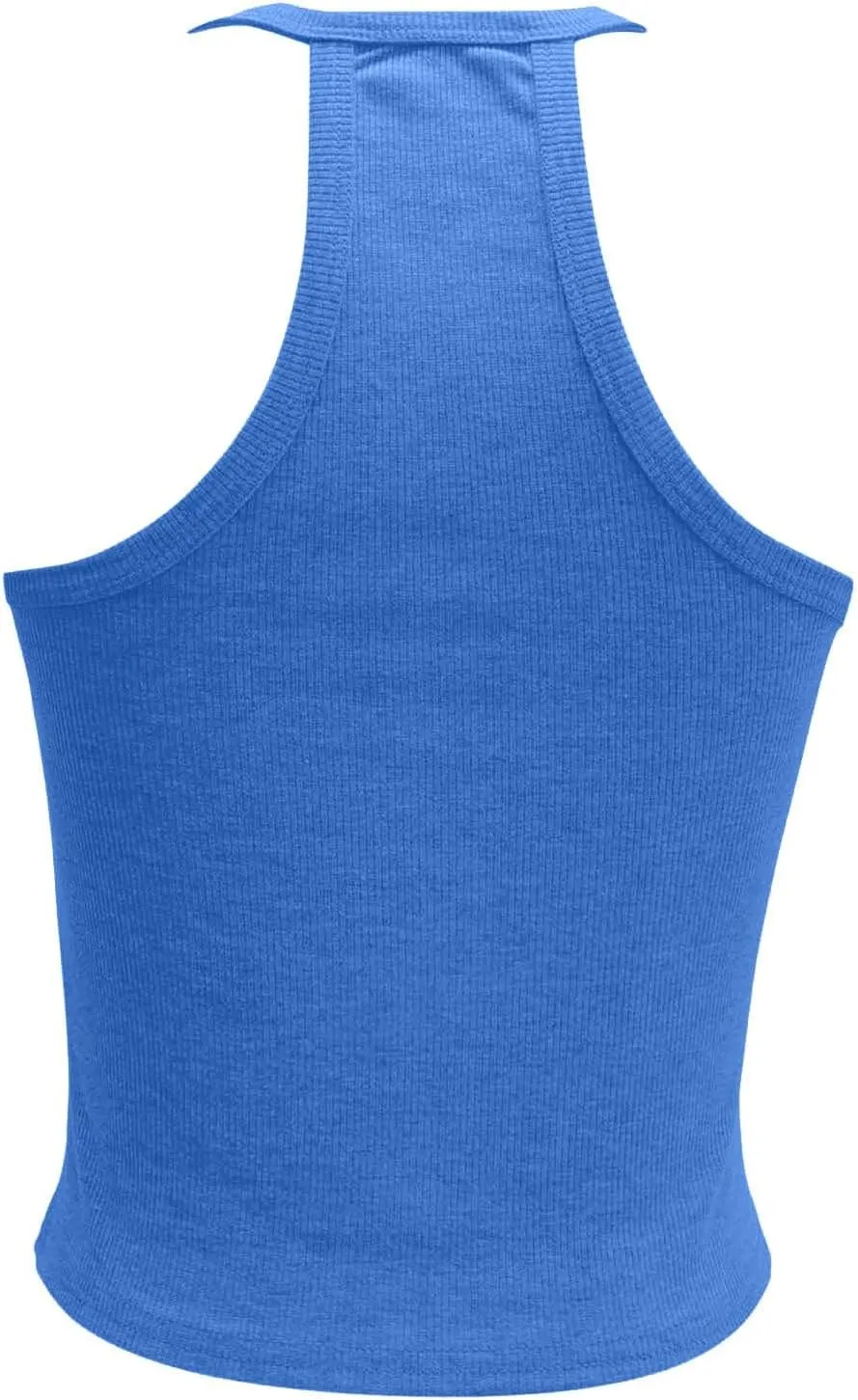 Tank Tops for Women Crop Camisole Summer Fashion Sleeveless Ribbed Workout Basic Going Out Gym Spring Clothes