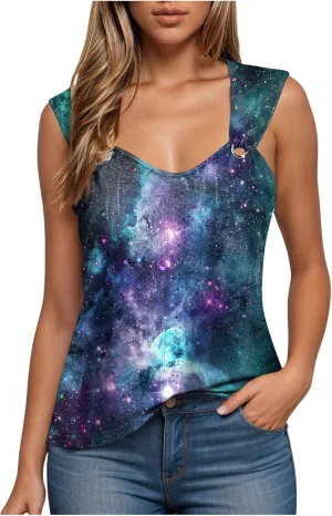 Tank Tops for Women Loose Fit Casual Summer Spaghetti Strap Trendy Spring Cute Lace Sleeveless T Shirts