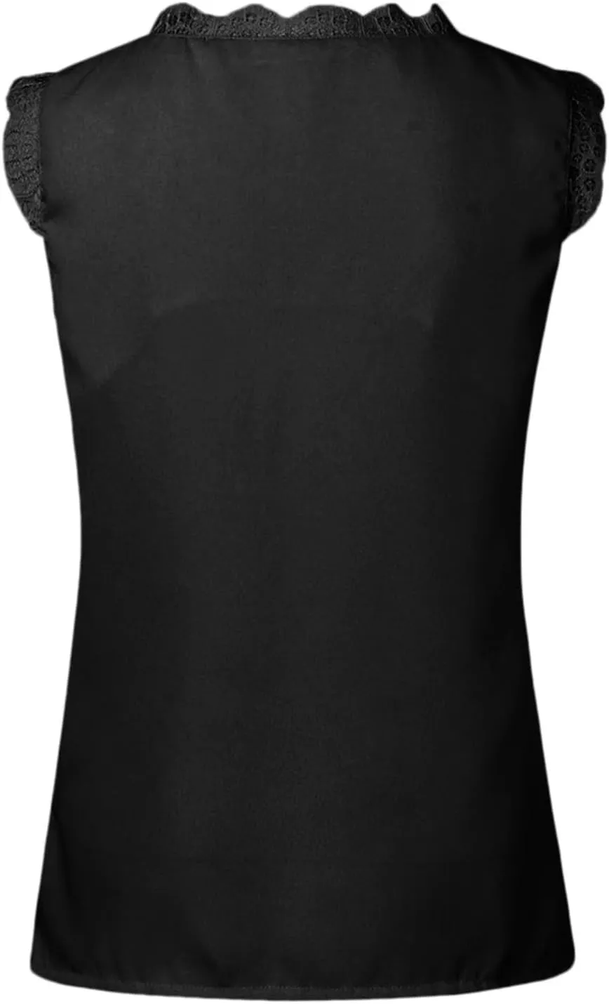 Tank Tops for Women Summer Tank Top V Neck Silk Satin Blouse Sleeveless Shirt Business Casual Dressy Clothes