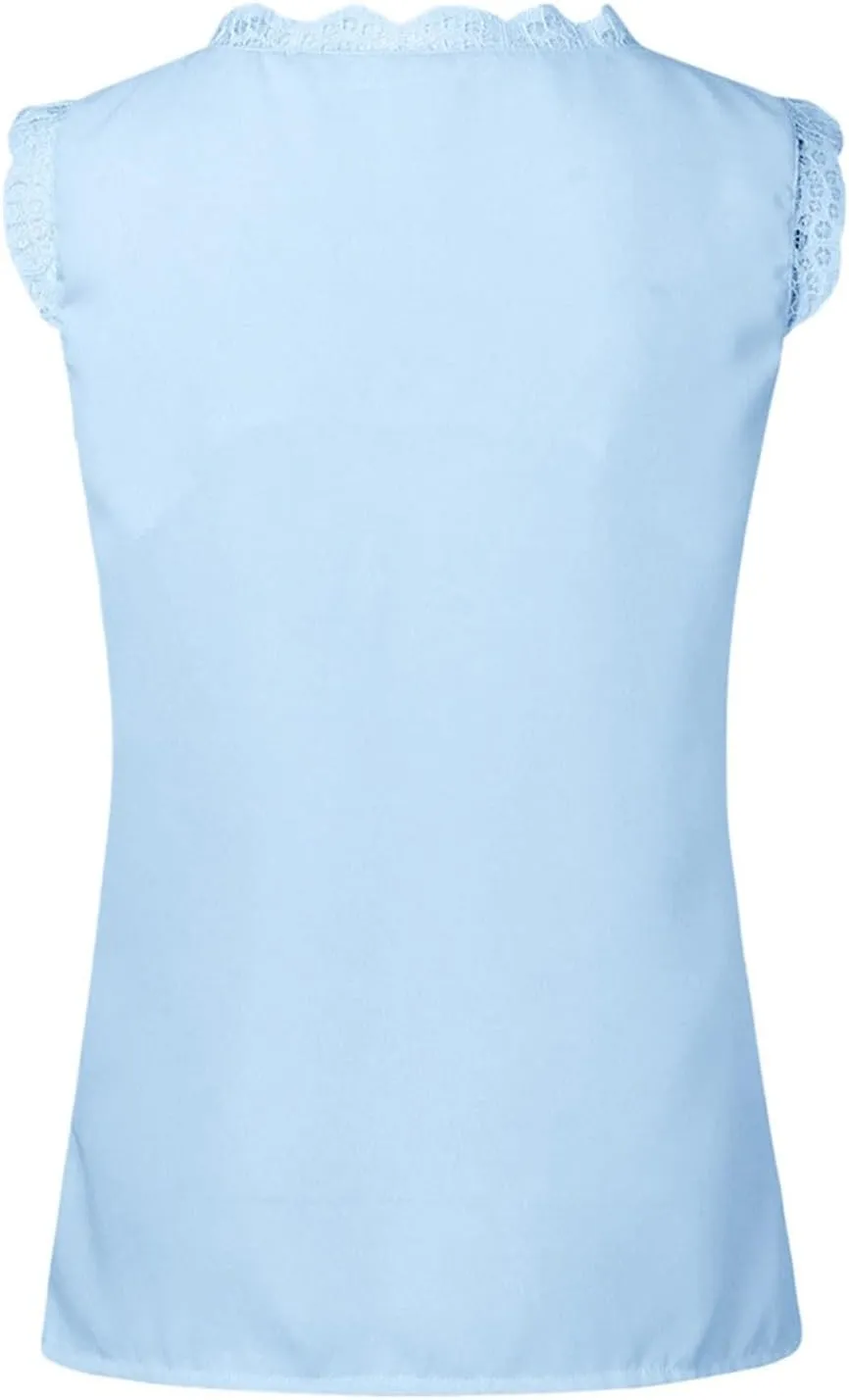 Tank Tops for Women Summer Tank Top V Neck Silk Satin Blouse Sleeveless Shirt Business Casual Dressy Clothes