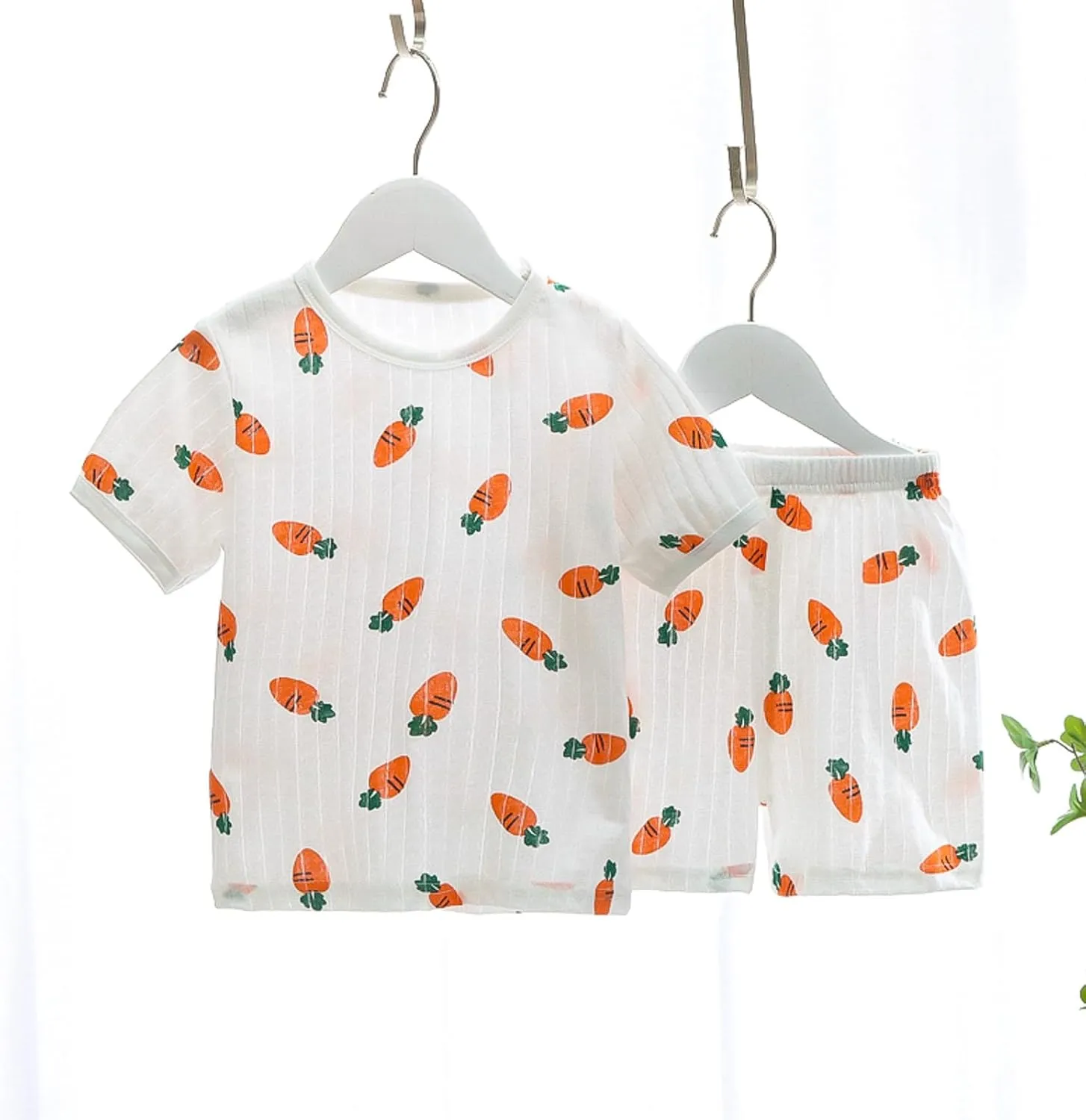 Toddler Boys Girls Pa𝗷amas Set Cute Dinosaur Print P𝗝s Slee𝗽wear Kids Cotton Loun𝗴e Clothes Soft Comfy N𝐢ghtwear