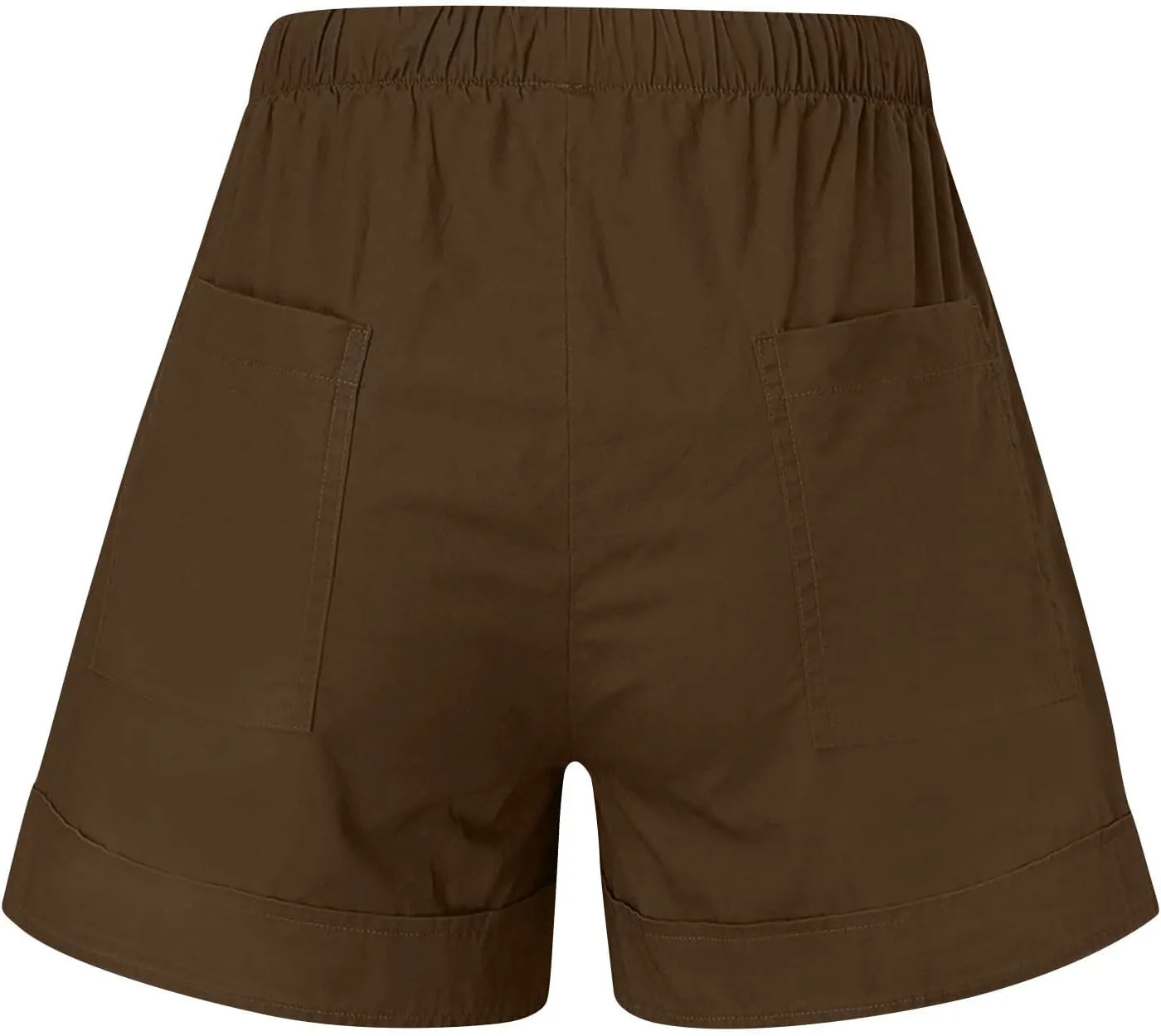 Women Casual Shorts with Pocket Drawstring High Waist Plus Size Short Pants Beach Vacation Trendy 2025 Summer Clothes