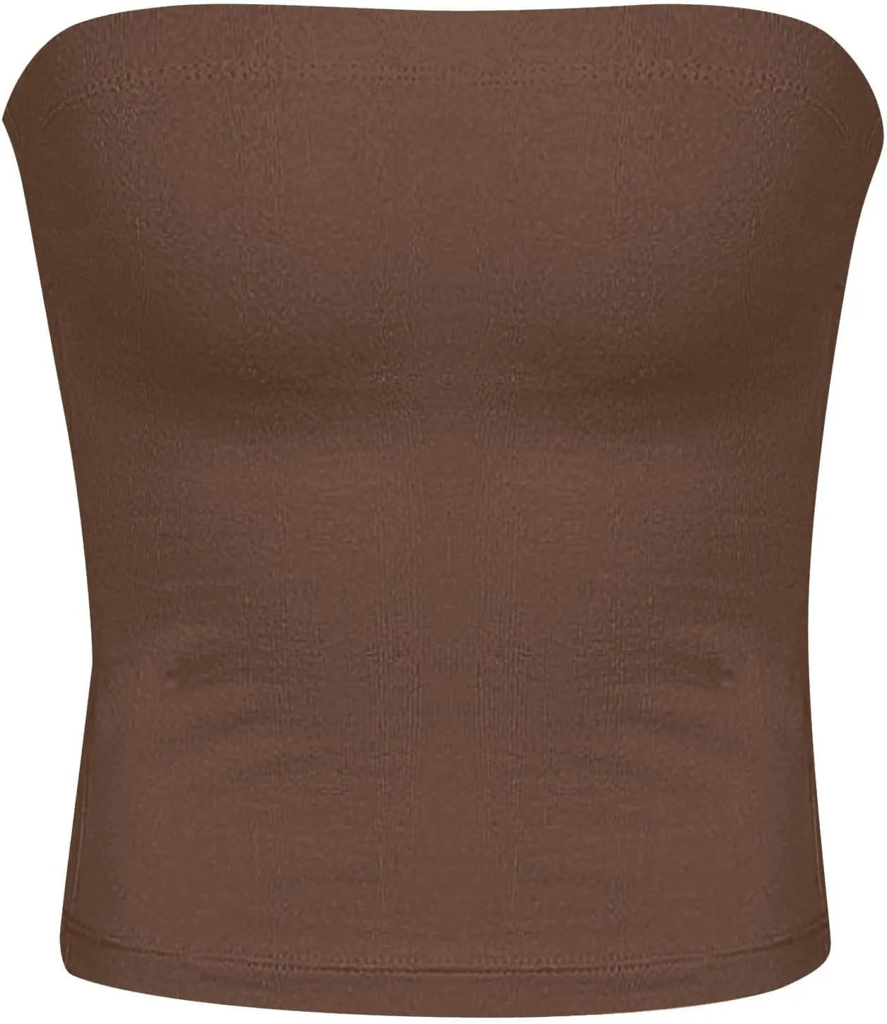 Women Strapless Tube Top Sexy Sleeveless Backless Bandeau Going Out Crop Tops Cute 2025 Summer Outfits