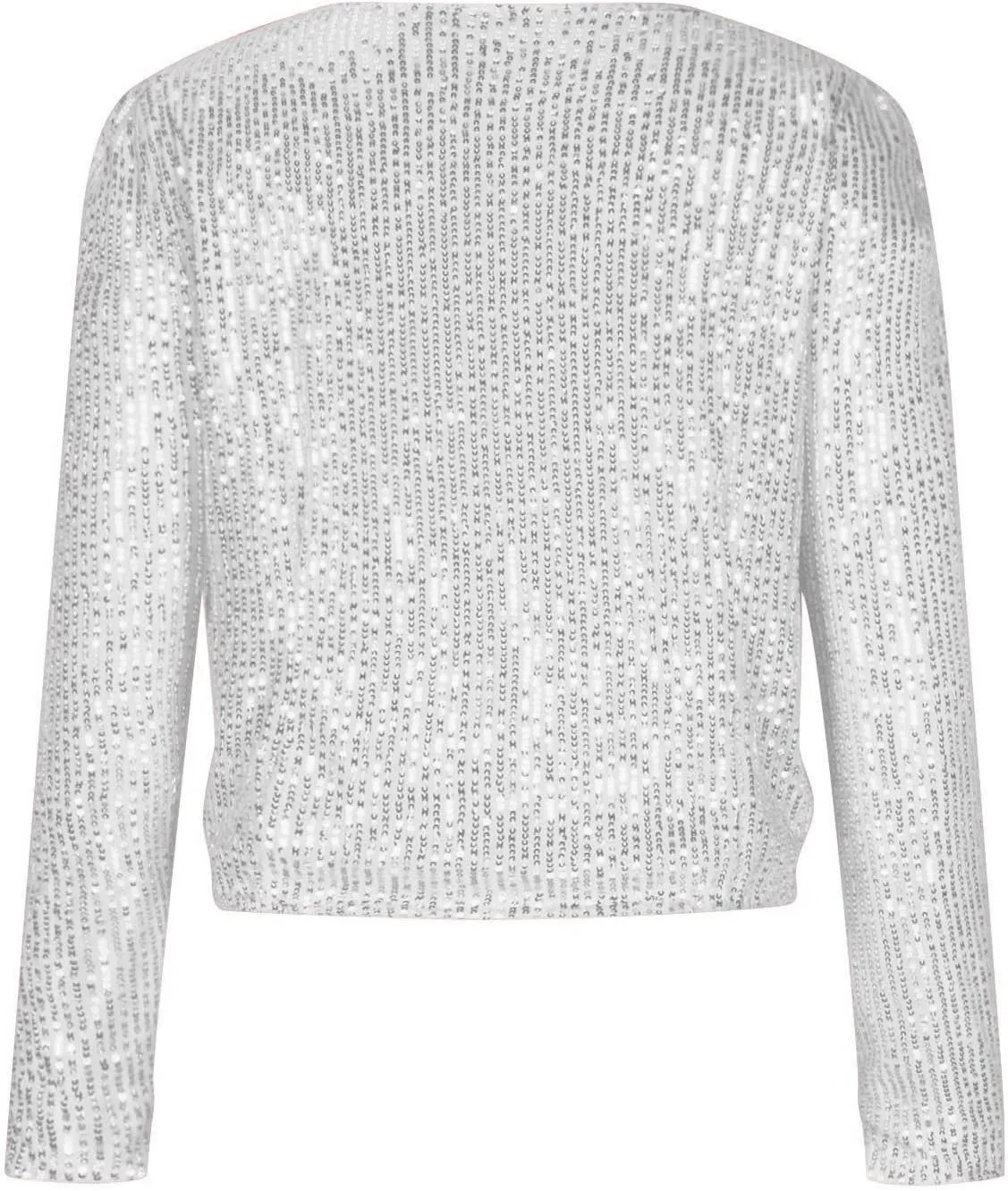 Women's Glitter Sequins Blazer Shiny Long Sleeve Zip Flight Jacket Trendy Teens Sexy Sparkly Party Bomber Jacket Tops