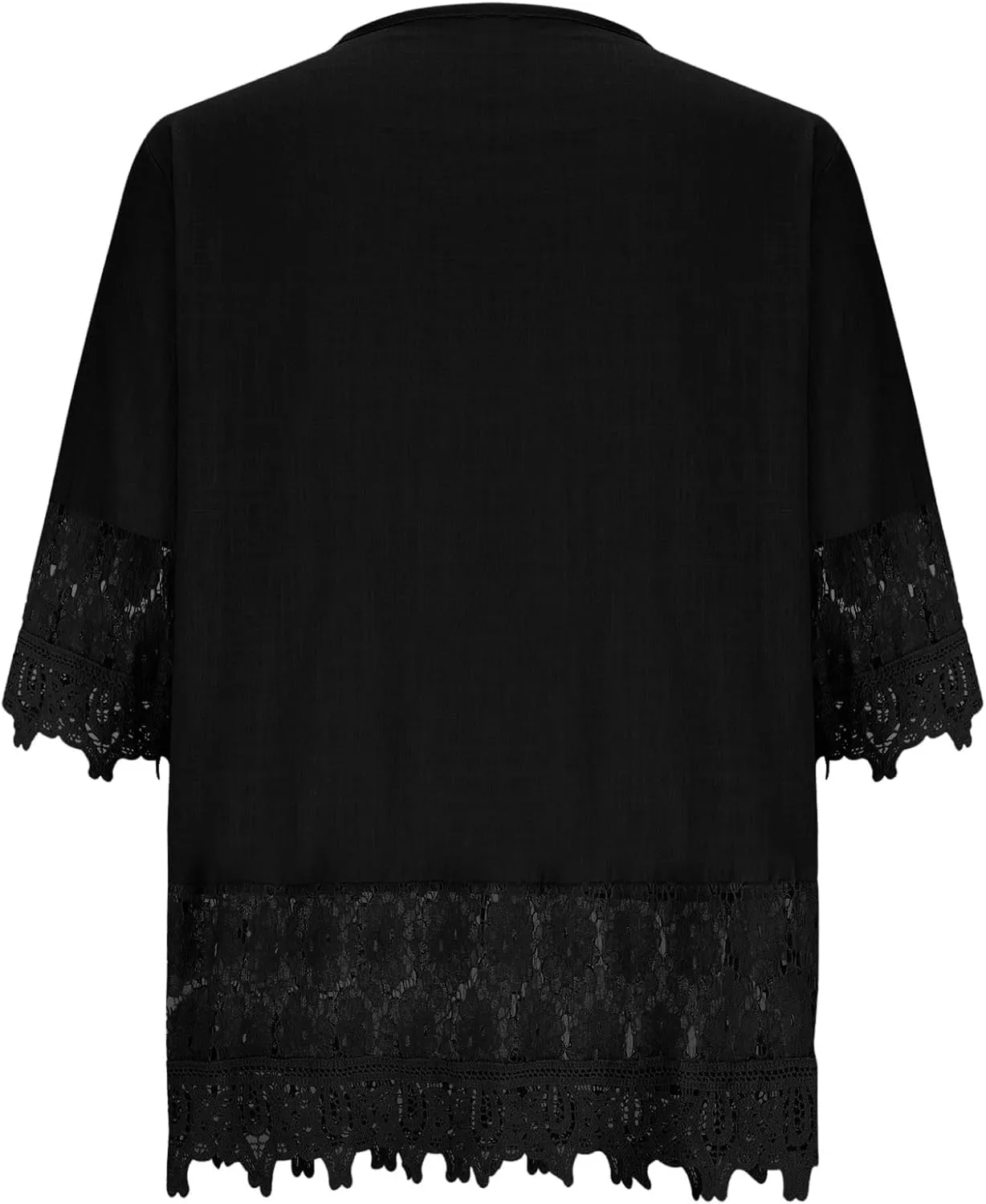 Womens Linen Shirts V-Neck Buttons Blouse Bohemian Boho Lightweight Tee Tops Short Sleeve Loose Fit T-Shirt