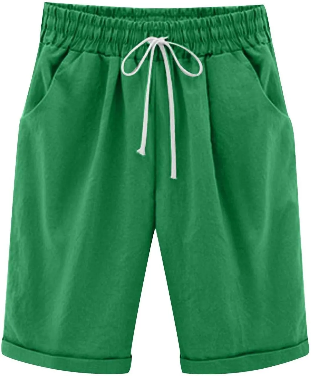 Women's Linen Summer Palazzo Pants Flowy Wide Leg Boho Beach Pants High Waist Lounge Trousers with Pocket