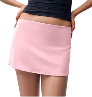 Women's Summer Mini Skorts, Sexy Low Waisted Pencil Bodycon Skirt Fashion Club Prom Party Skirts