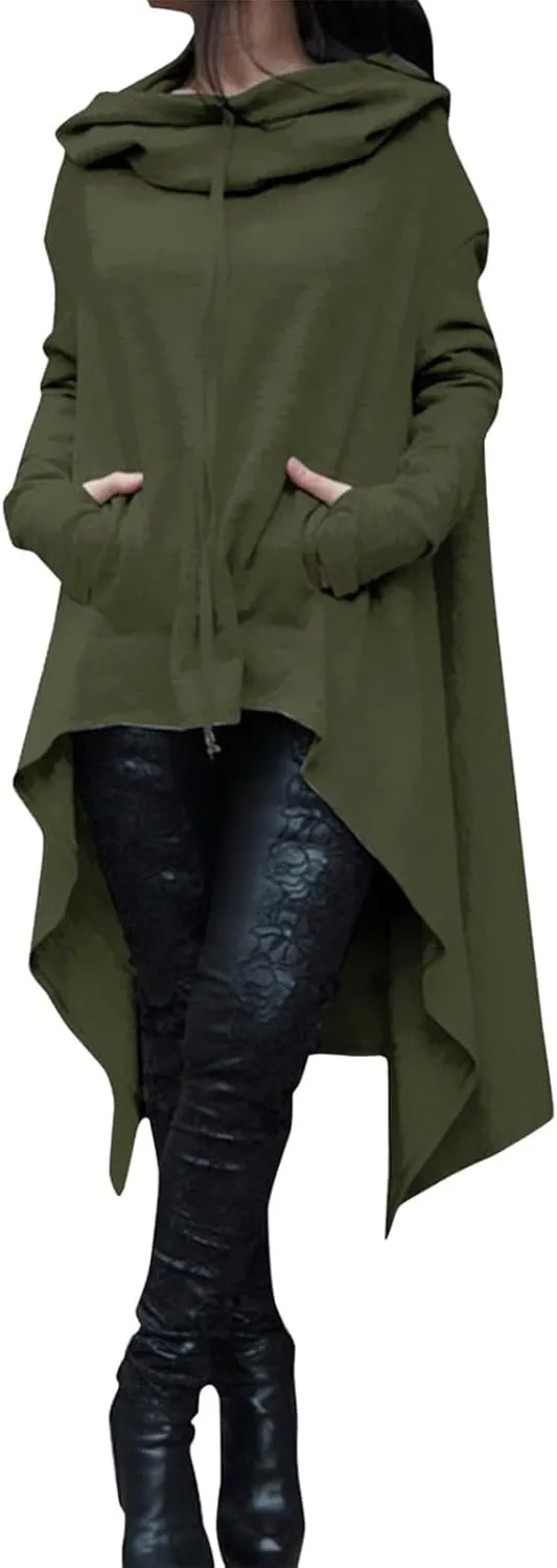 Women's Sweatshirt Full-Zip Hoodie Spring And Autumn Fashion Hooded Padded Sweatshirt Long Sleeve Zipper Sport Coat